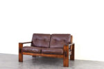 Vintage Bonanza leather sofa, designed by Esko Pajamies, manufactured by Asko, Finland, 1960s