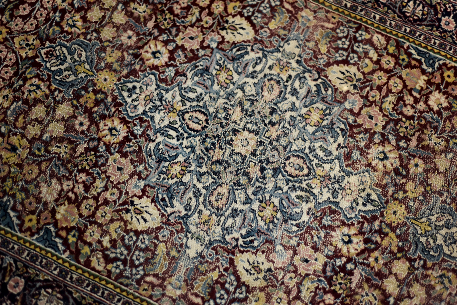 Isfahan Oriental Rug, Persia/Iran, 1940s