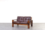 Vintage Bonanza leather sofa, designed by Esko Pajamies, manufactured by Asko, Finland, 1960s