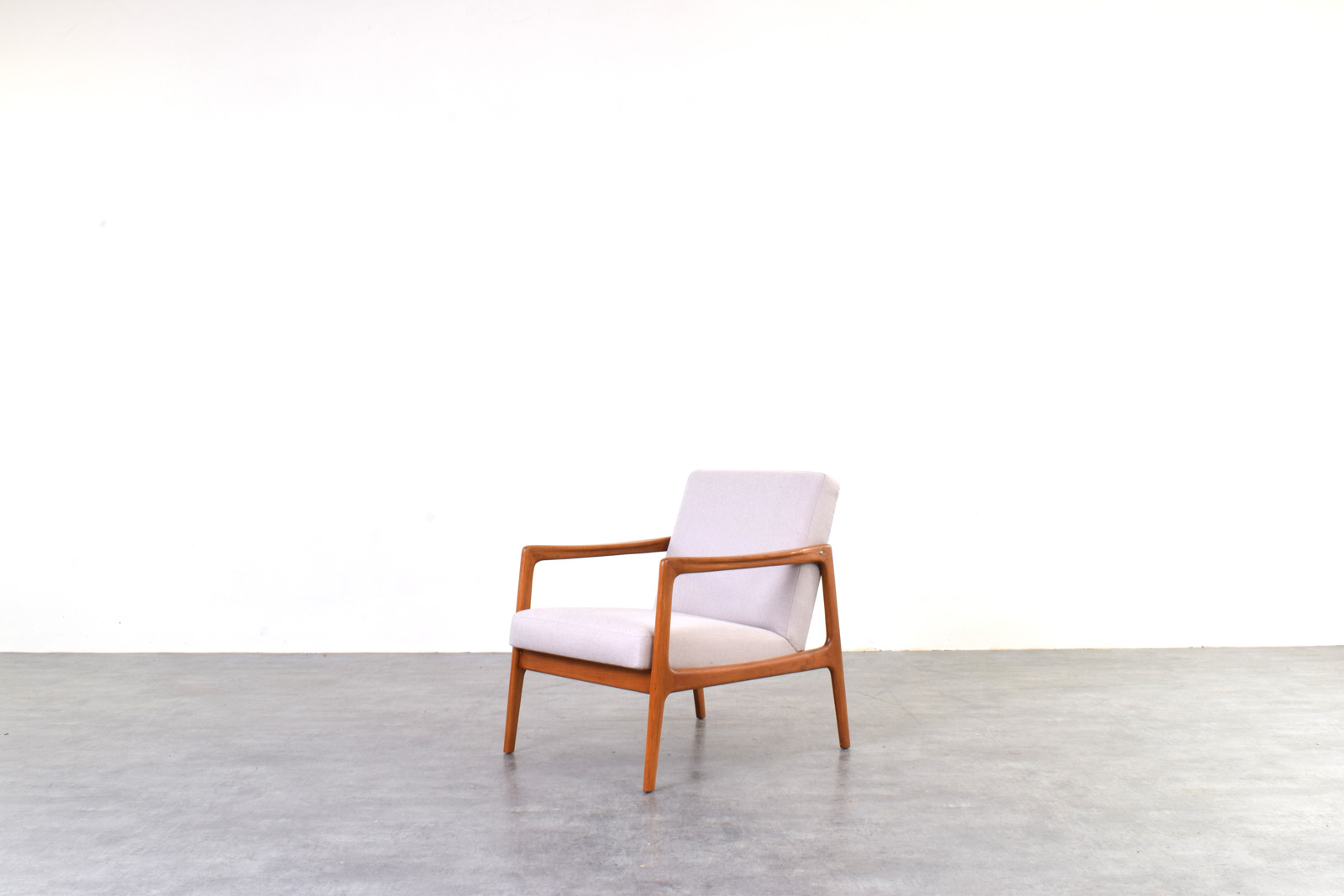 Teak armchair designed by Alf Svensson, made by Dux, Sweden, 1960s