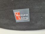 Large aluminium and ceramic vases, Ventura Living, 2000s