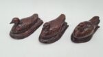 Carved bird-shaped containers, 1960s