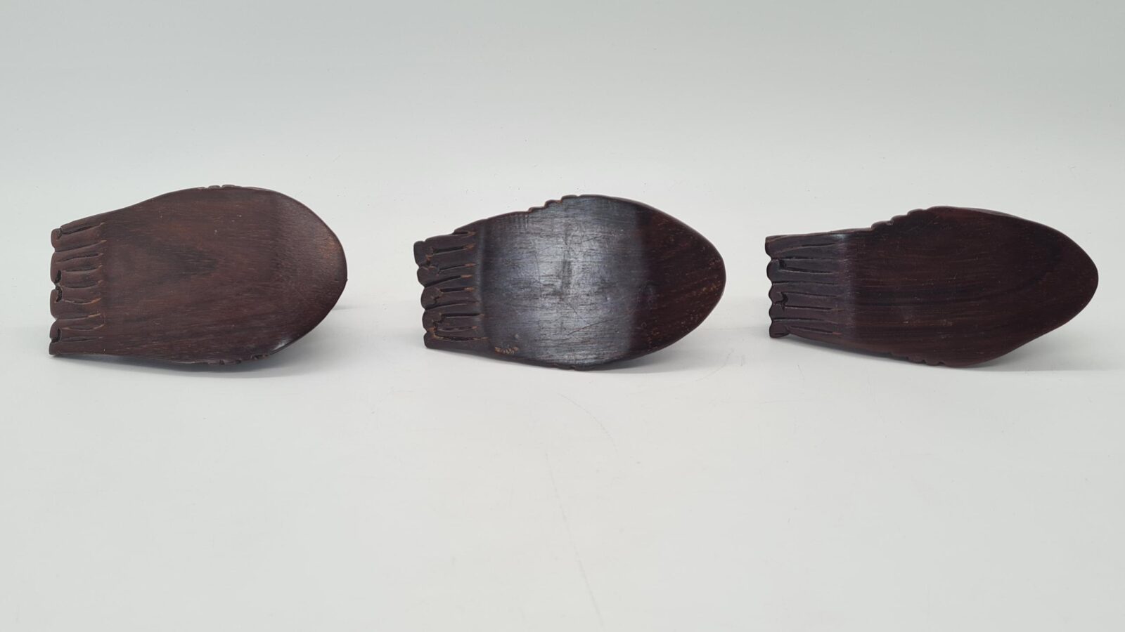 Carved bird-shaped containers, 1960s