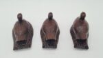 Carved bird-shaped containers, 1960s