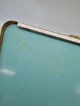 Vintage mirror with a brass frame, Italy, 1950s