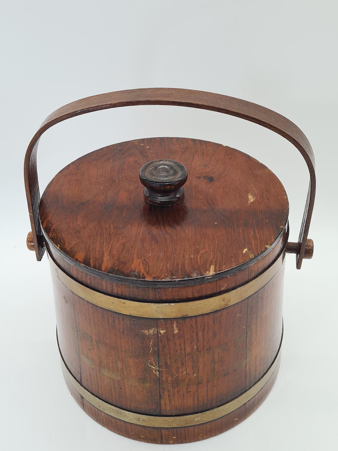 Wooden cookie jar, Vermont, USA, 1960s