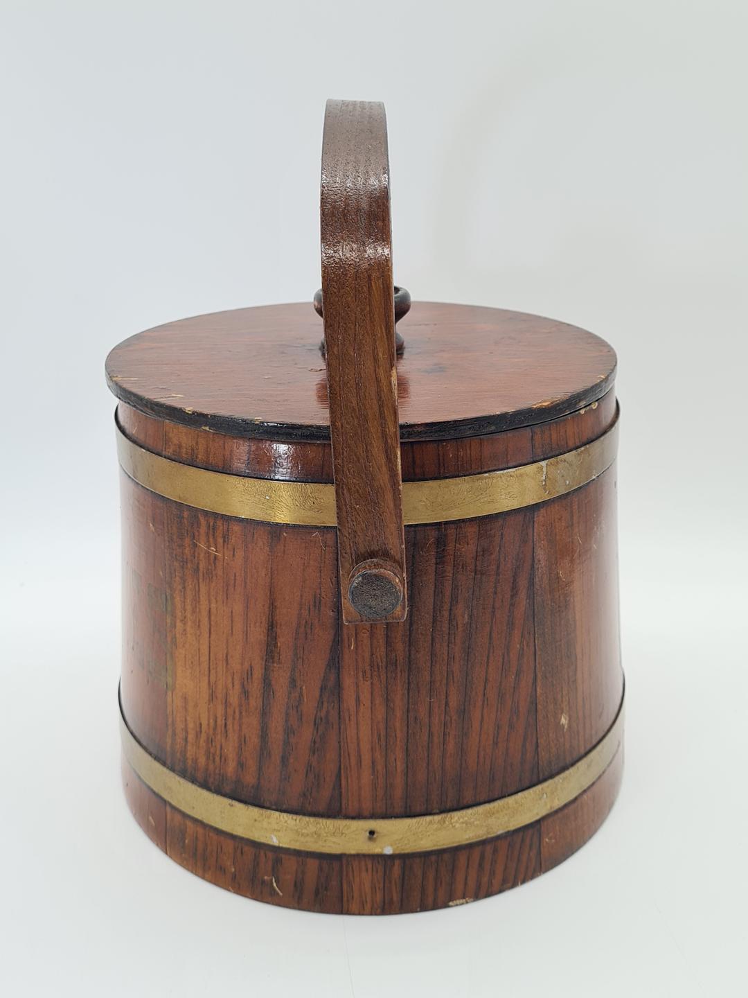 Wooden cookie jar, Vermont, USA, 1960s