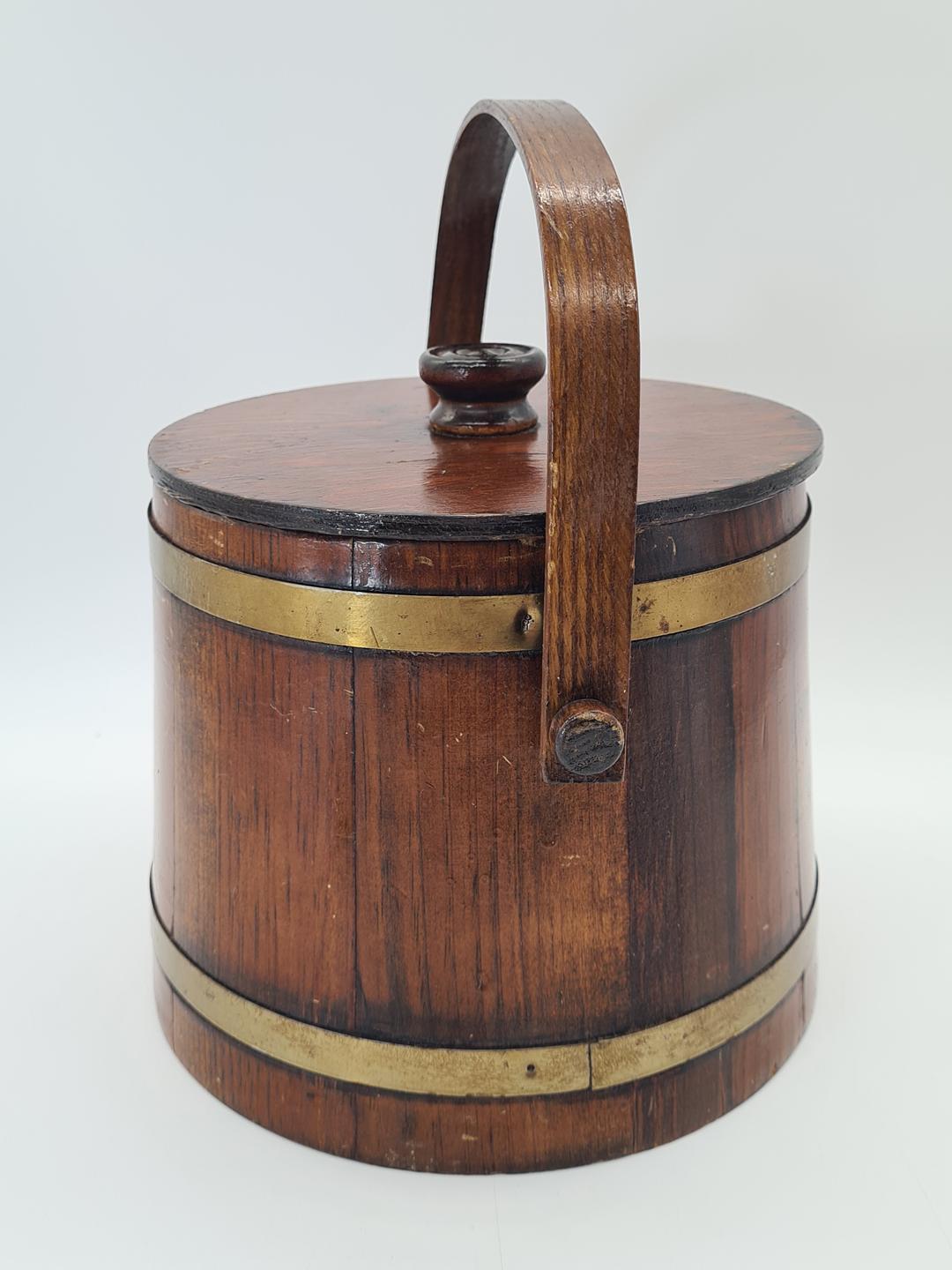 Wooden cookie jar, Vermont, USA, 1960s
