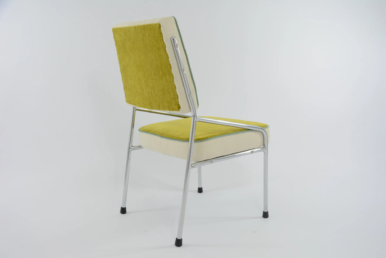 Chromowany fotel vintage, Niemcy, lata 70