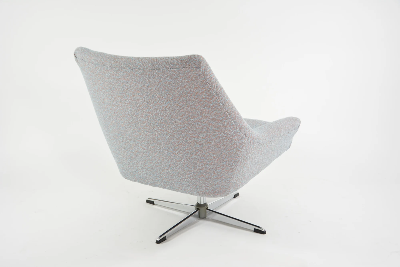Fotel obrotowy vintage, Niemcy, lata 70