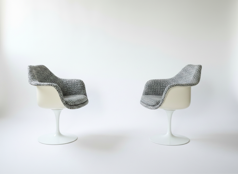 Swivel "Tulip" armchair designed by Eero Saarinen, Knoll, Netherlands, 1970s