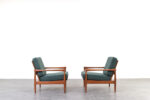 Pair of vintage Kolding armchairs, designed by Erik Wørts, manufactured by IKEA, 1960s