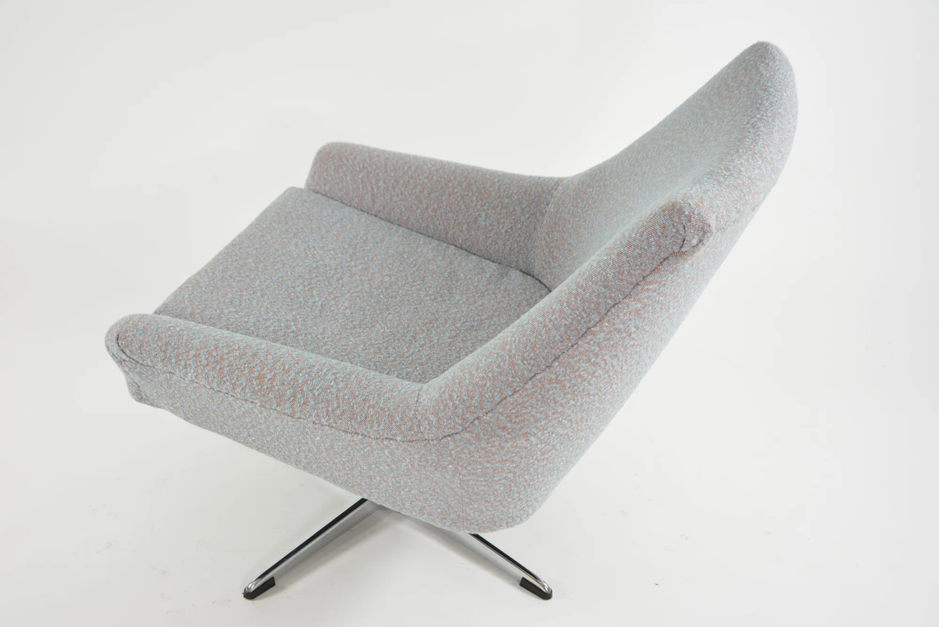 Fotel obrotowy vintage, Niemcy, lata 70