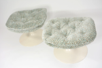 Vintage F585 footstool, designed by Geoffrey Harcourt, Artifort, Netherlands, 1960s