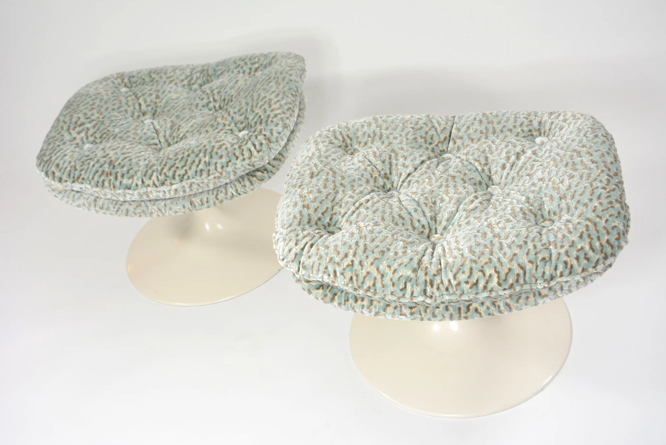 Vintage F585 footstool, designed by Geoffrey Harcourt, Artifort, Netherlands, 1960s