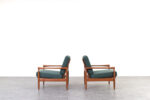 Pair of vintage Kolding armchairs, designed by Erik Wørts, manufactured by IKEA, 1960s