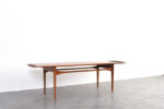 Teak coffee table designed by Tove & Edvard Kindt-Larsen, made by France & Søn, Denmark, 1960s