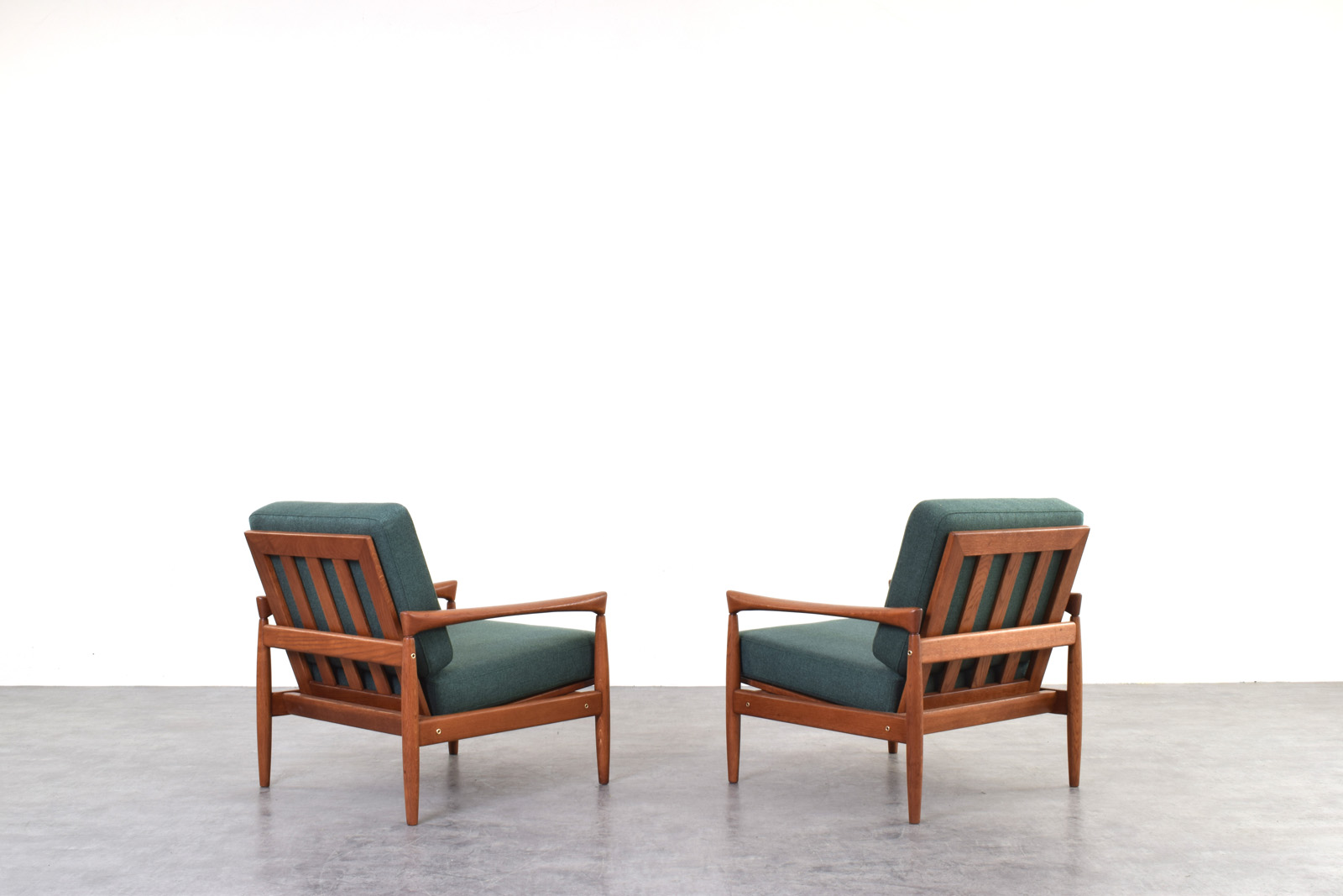 Pair of vintage Kolding armchairs, designed by Erik Wørts, manufactured by IKEA, 1960s