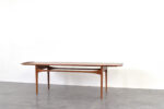 Teak coffee table designed by Tove & Edvard Kindt-Larsen, made by France & Søn, Denmark, 1960s