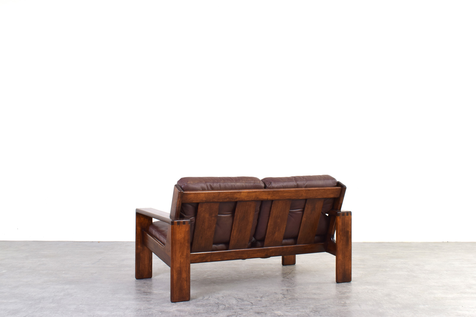 Vintage Bonanza leather sofa, designed by Esko Pajamies, manufactured by Asko, Finland, 1960s