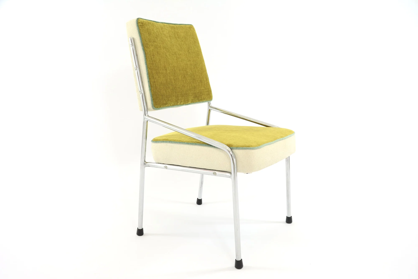 Chromowany fotel vintage, Niemcy, lata 70