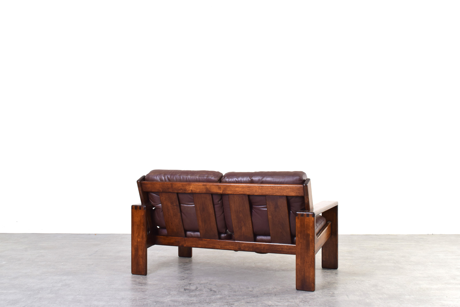 Vintage Bonanza leather sofa, designed by Esko Pajamies, manufactured by Asko, Finland, 1960s