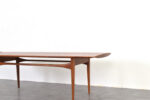 Teak coffee table designed by Tove & Edvard Kindt-Larsen, made by France & Søn, Denmark, 1960s