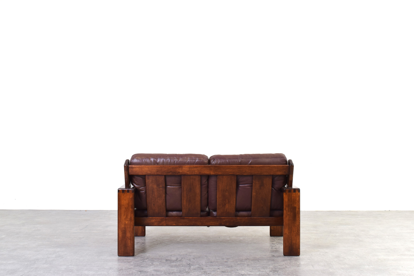 Vintage Bonanza leather sofa, designed by Esko Pajamies, manufactured by Asko, Finland, 1960s