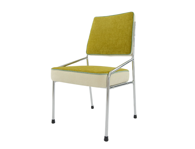 Chromowany fotel vintage, Niemcy, lata 70
