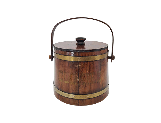Wooden cookie jar, Vermont, USA, 1960s