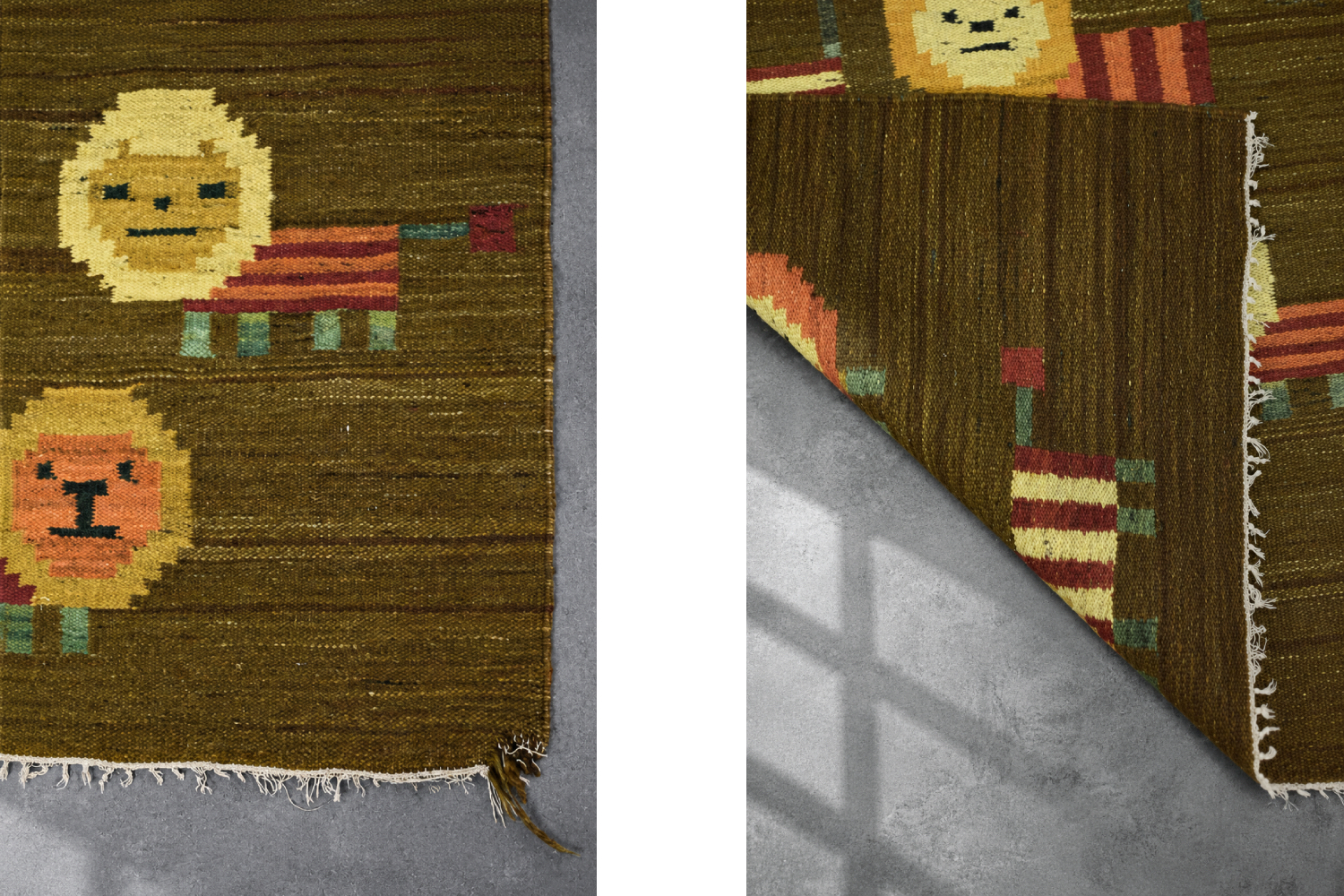 Lewki Woven Tapestry, designed by Maria Janowska for the Wielkopolska Artistic Industry Workers’ Cooperative, Poland, 1970s