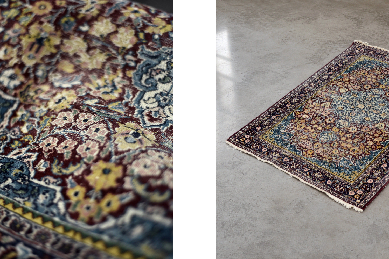 Isfahan Oriental Rug, Persia/Iran, 1940s