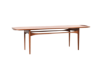 Teak coffee table designed by Tove & Edvard Kindt-Larsen, made by France & Søn, Denmark, 1960s