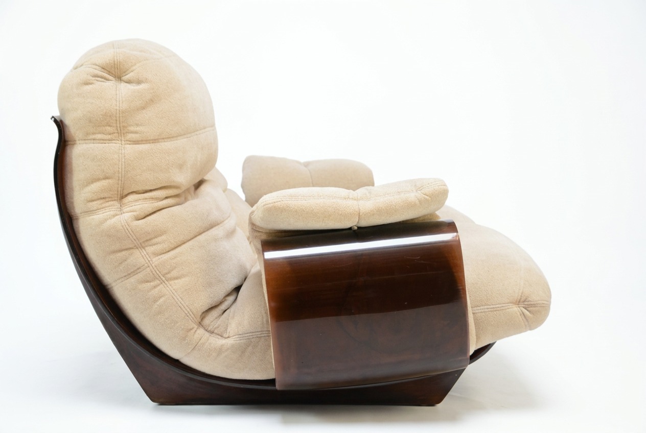 Two-seater Marsala sofa designed by Michel Ducaroy for Ligne Roset, France, 1970s