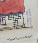Rysunek architektoniczny, autor August Kaiser, 1908