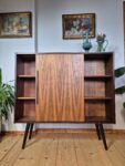 Violetta display cabinet, Zielonogórskie Fabryki Mebli, Poland, 1960s