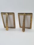 Brass photo frames, 1940s