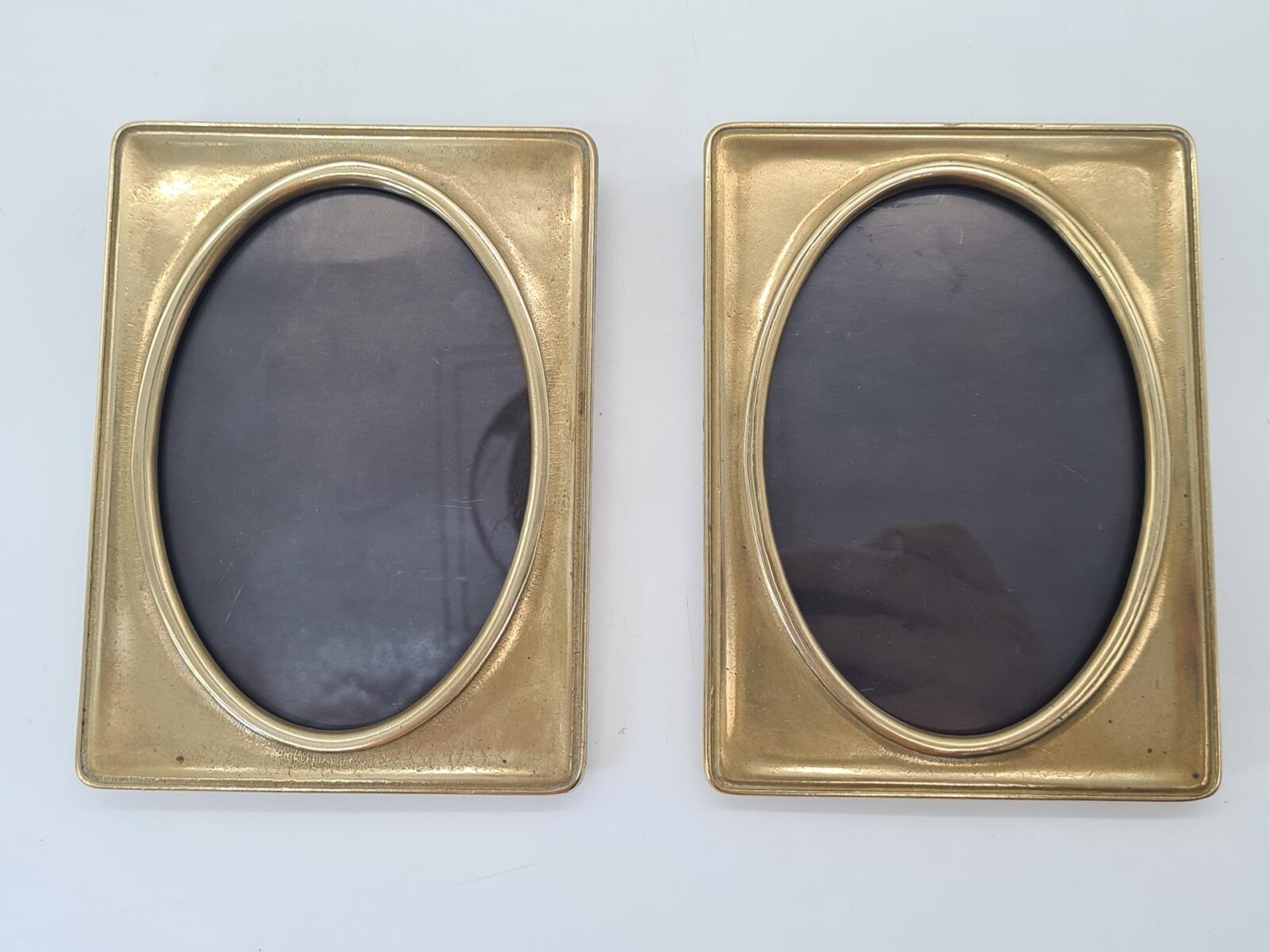 Brass photo frames, 1940s