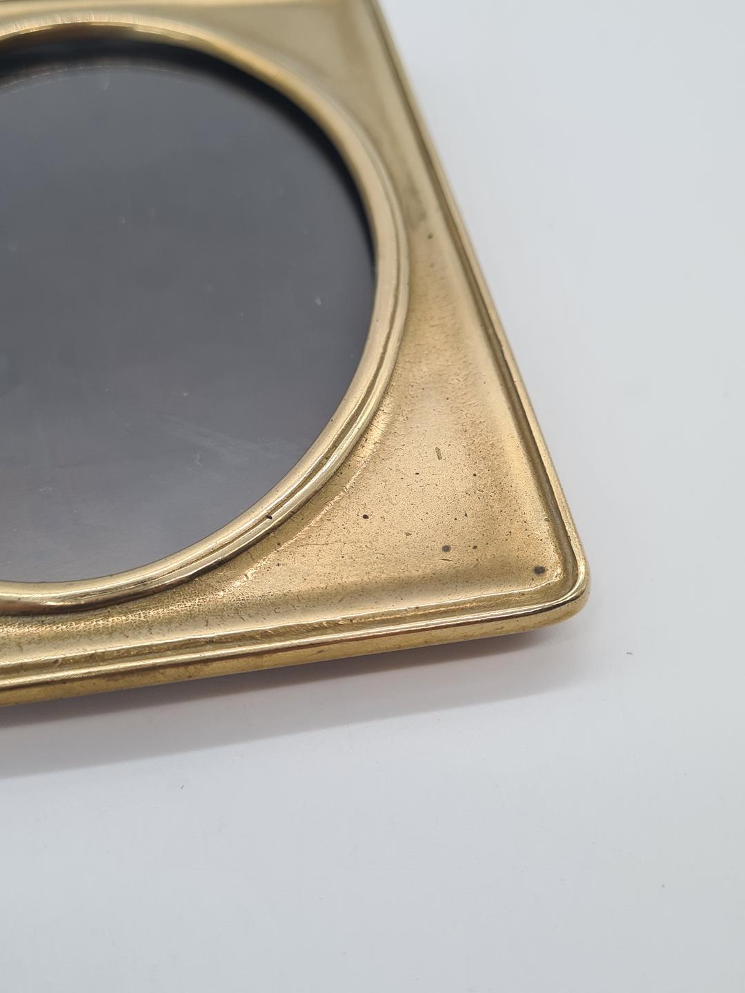 Brass photo frames, 1940s