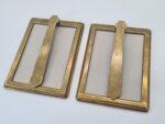 Brass photo frames, 1940s
