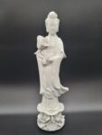 Porcelanowa figurka Guanyin, Chiny, lata 60/70