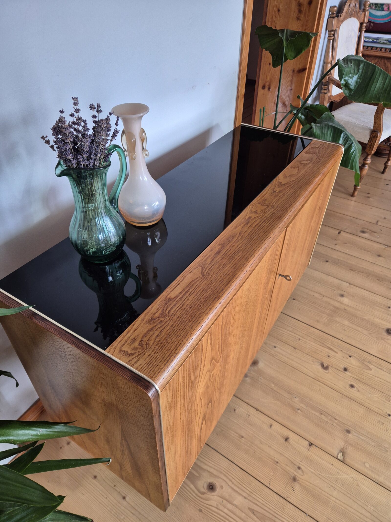 Vintage veneered chest of drawers, designed by Landsman&Nepozitek, Jitona, Czechoslovakia, 1960s