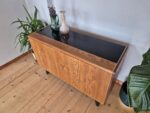 Vintage veneered chest of drawers, designed by Landsman&Nepozitek, Jitona, Czechoslovakia, 1960s