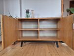 Vintage veneered chest of drawers, designed by Landsman&Nepozitek, Jitona, Czechoslovakia, 1960s
