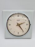 Ceramiczny zegar ścienny Ato-Mat, prod. Junghans, Niemcy, lata 70