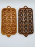 Set of 2 ceramic baking dishes, 1960s