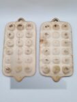 Set of 2 ceramic baking dishes, 1960s