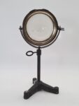 Optical lens on a cast iron stand, 19th century