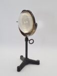Optical lens on a cast iron stand, 19th century