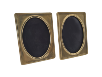 Brass photo frames, 1940s
